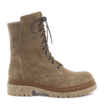 Babouche suede veterboots sand Musthave District Den Bosch
